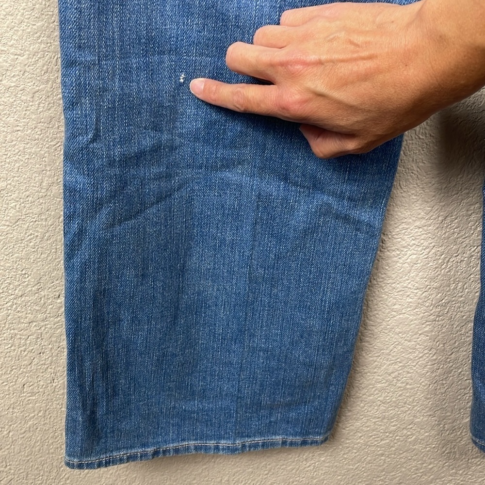 New L’Agence Weston High Rise Wide Leg Trouser Jeans Belize Blue Sz 25 - Picture 12 of 13